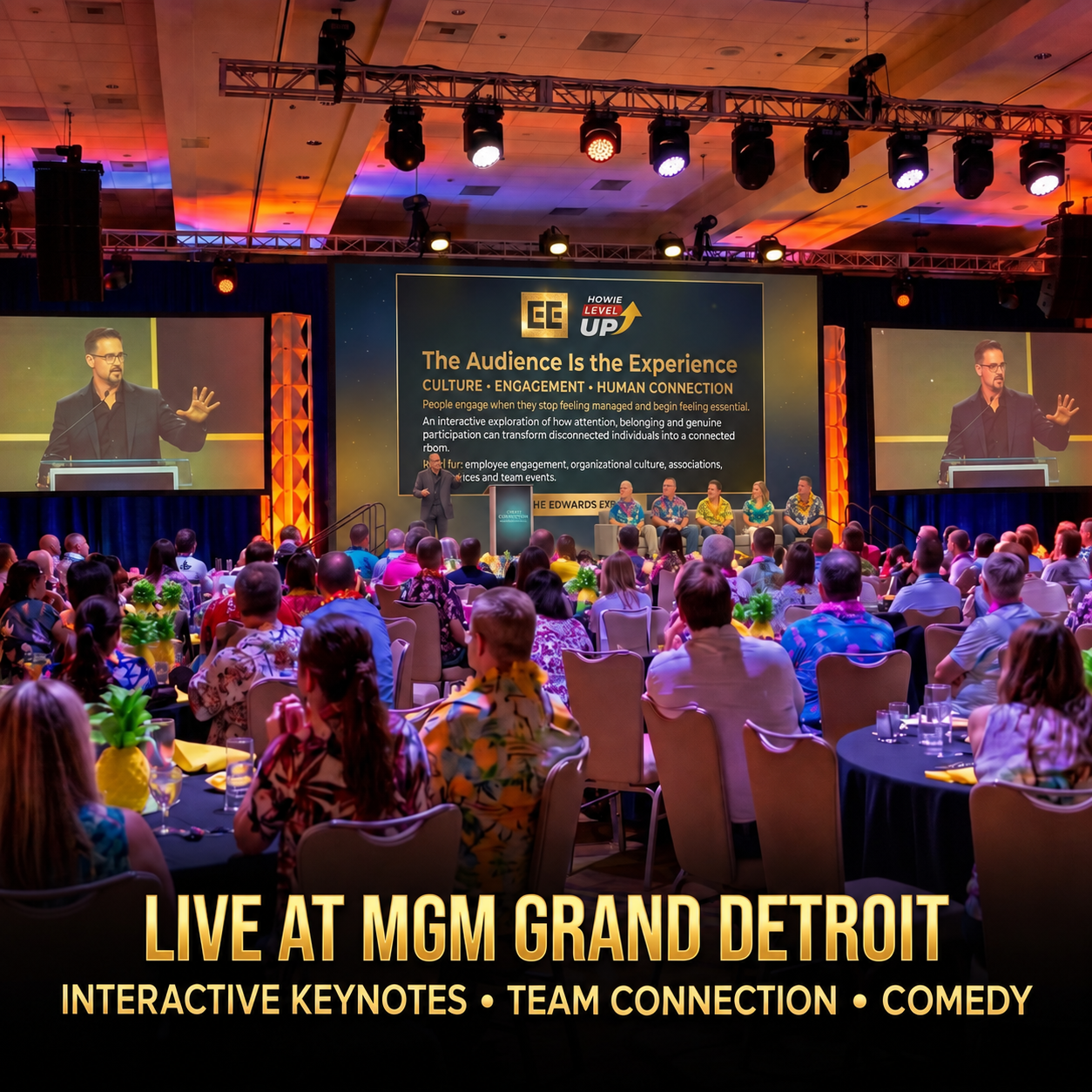 One speaker, one headliner and an engaged live audience with Elijah Edwards