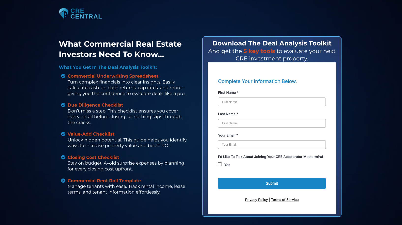Key Deal Review Deal Analysis Tool Kit