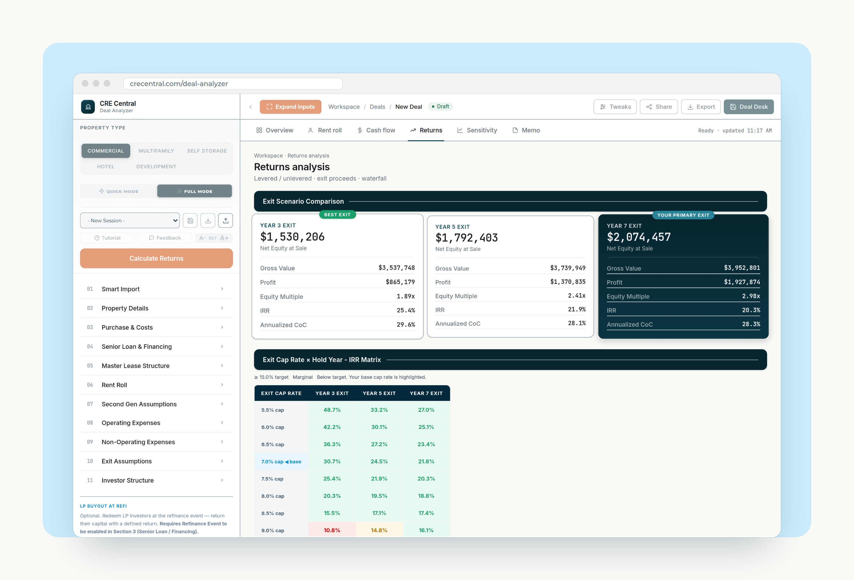 Deal Analyzer screenshot