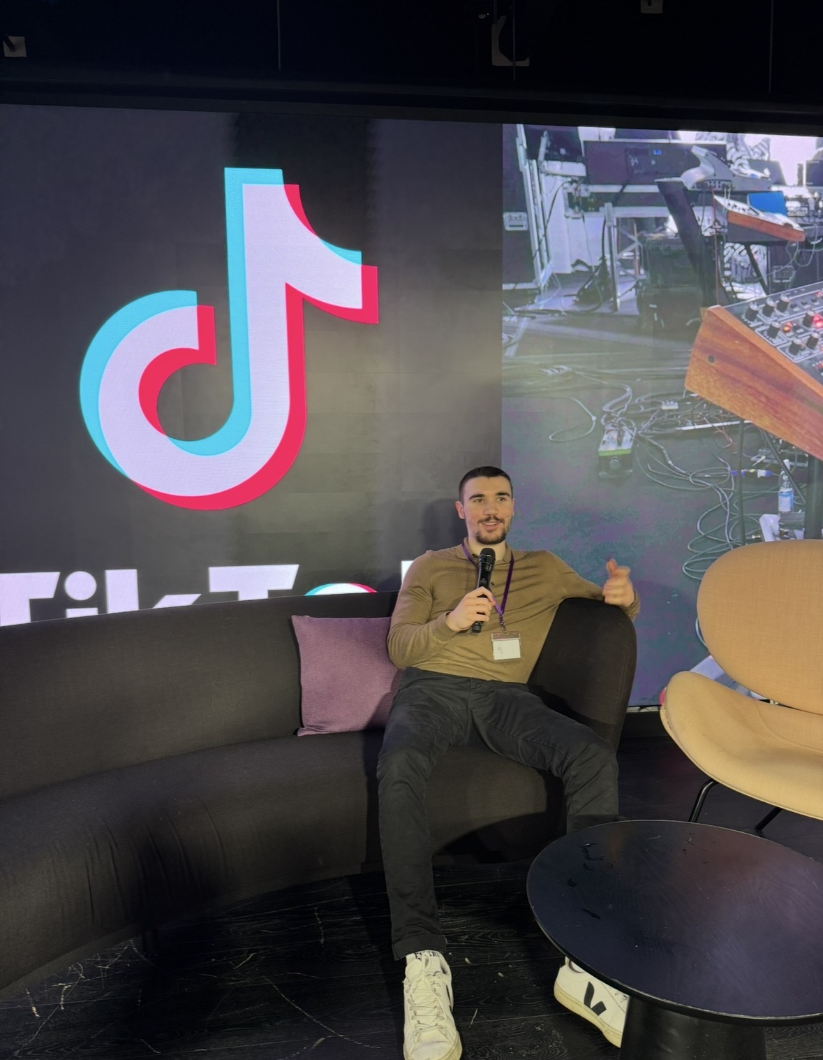 Deniz Sancar at TikTok for Business HQ