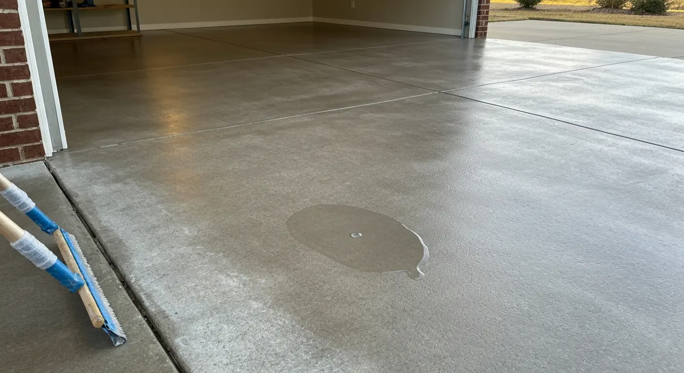 Garage floor sealing