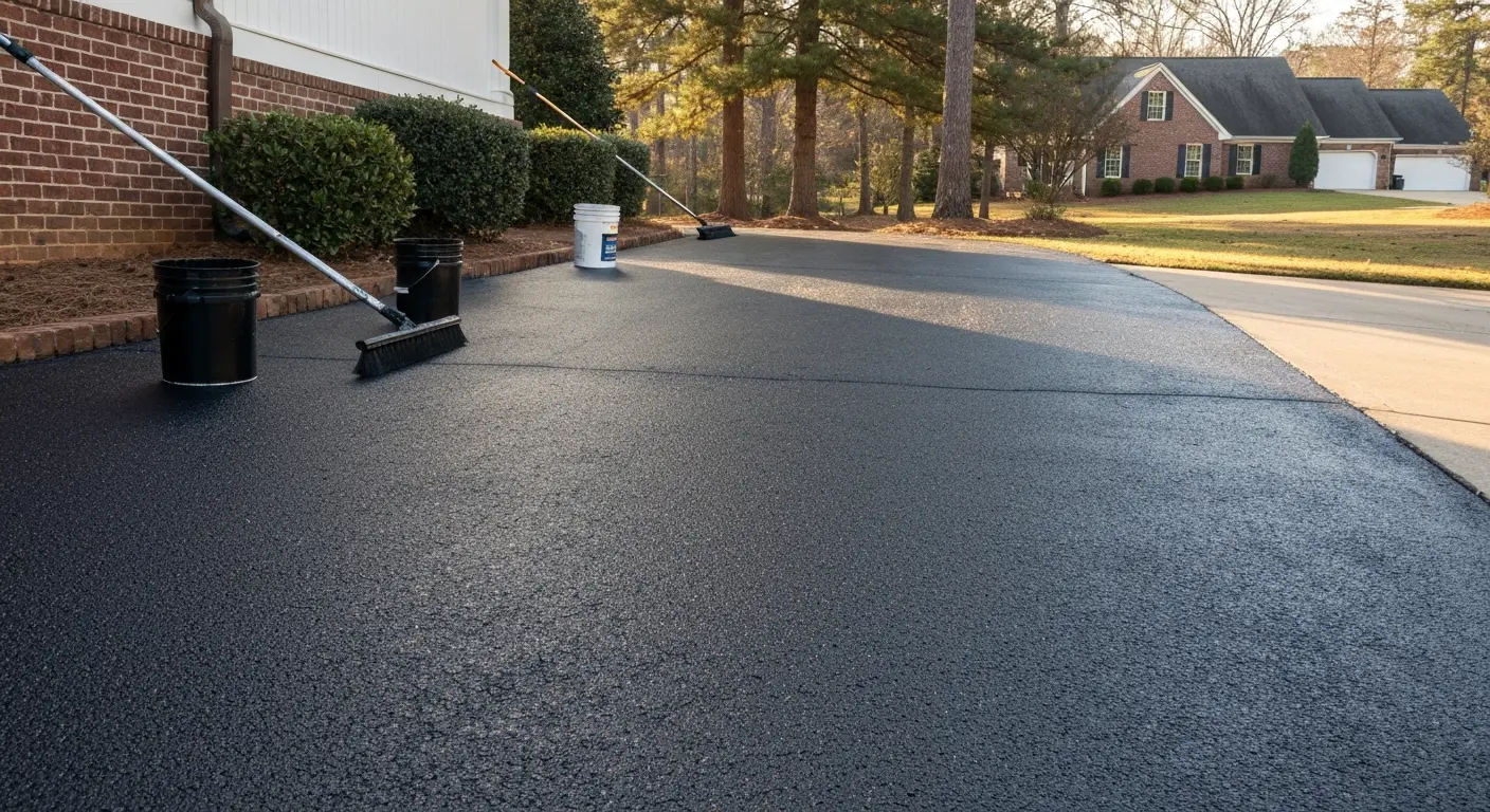 Driveway sealing project