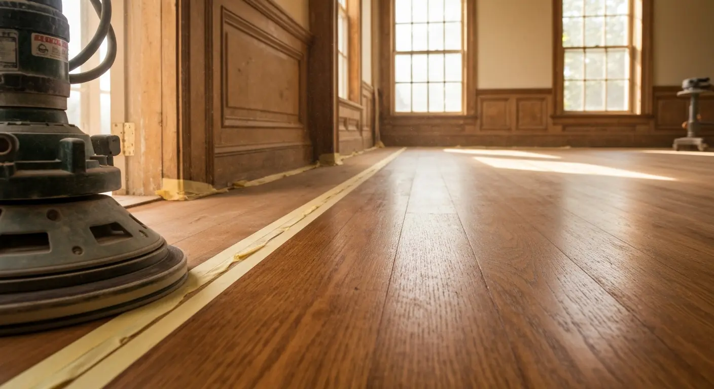 Hardwood floor refinishing and installation