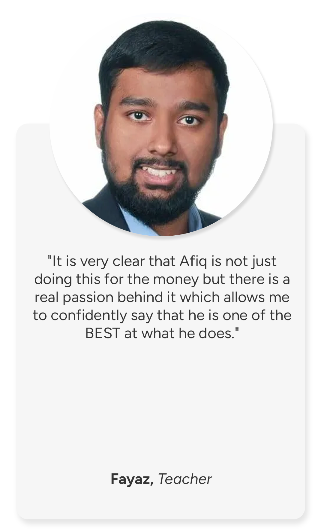 Client testimonial 8