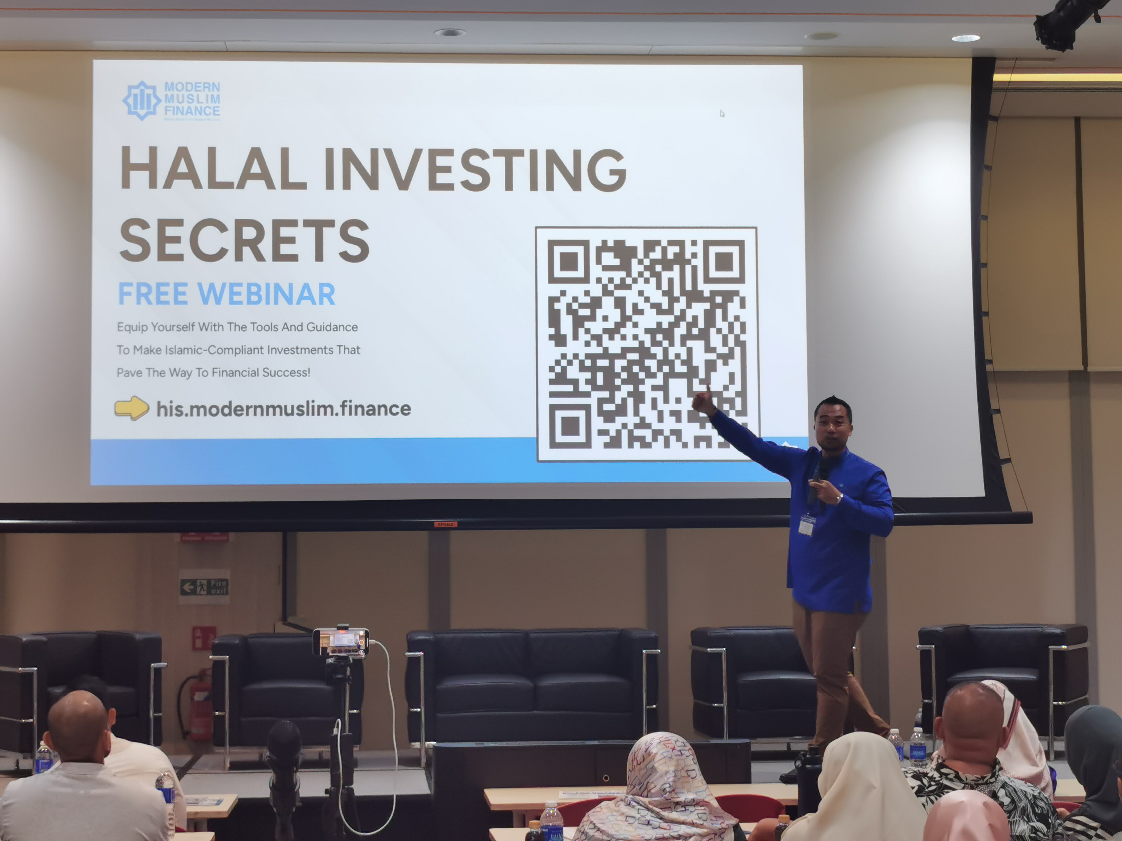 Syed Afiq speaking event