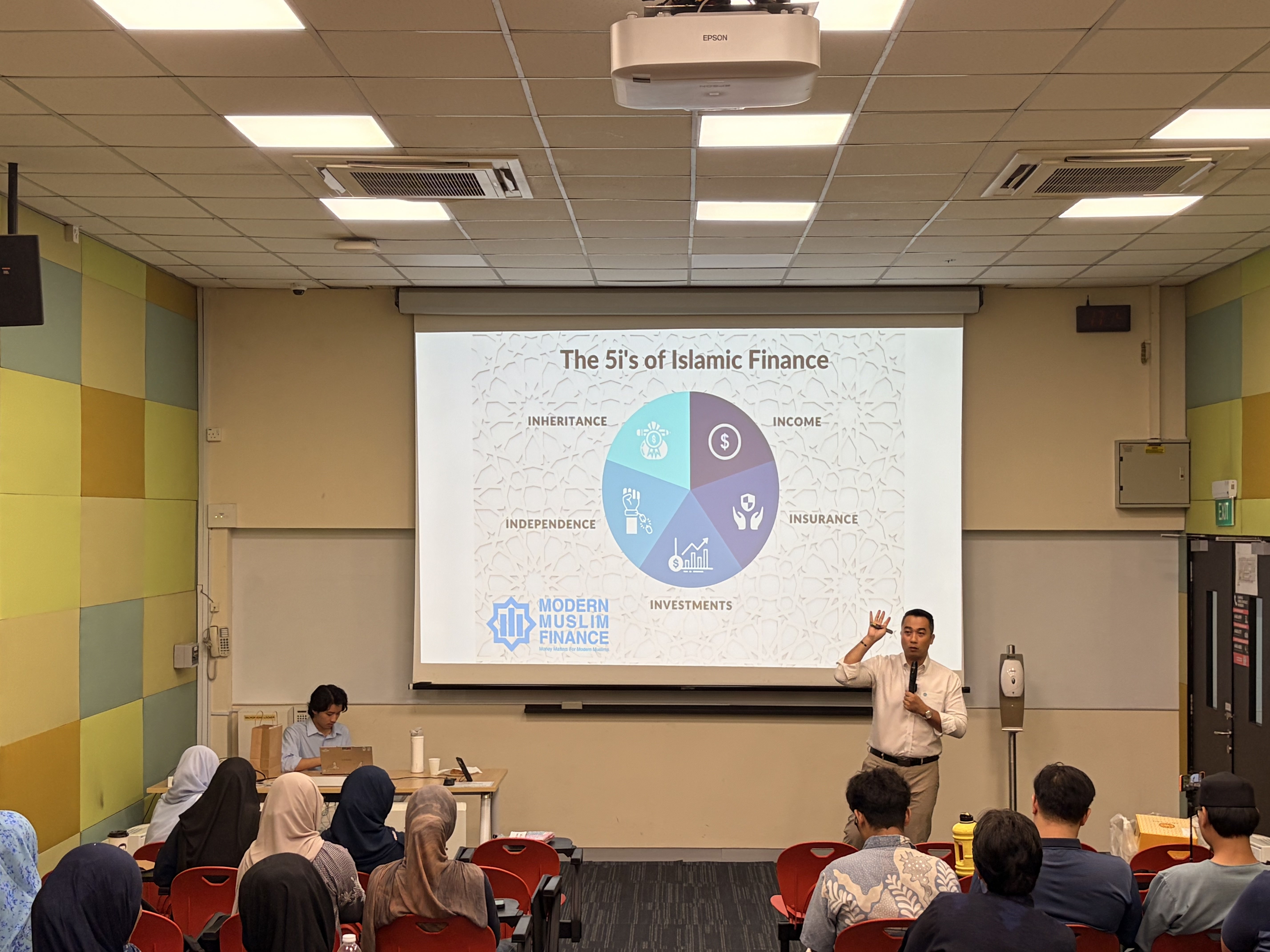 Syed Afiq speaking and community event