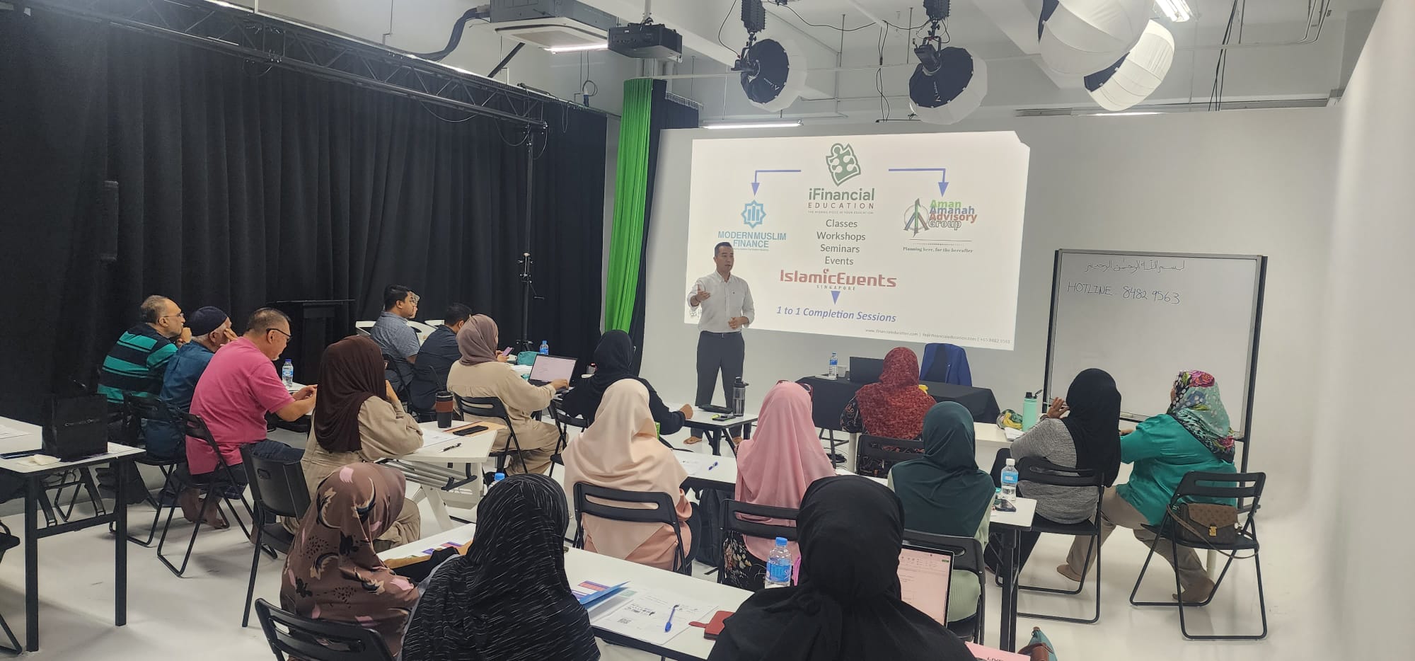 Syed Afiq financial education event