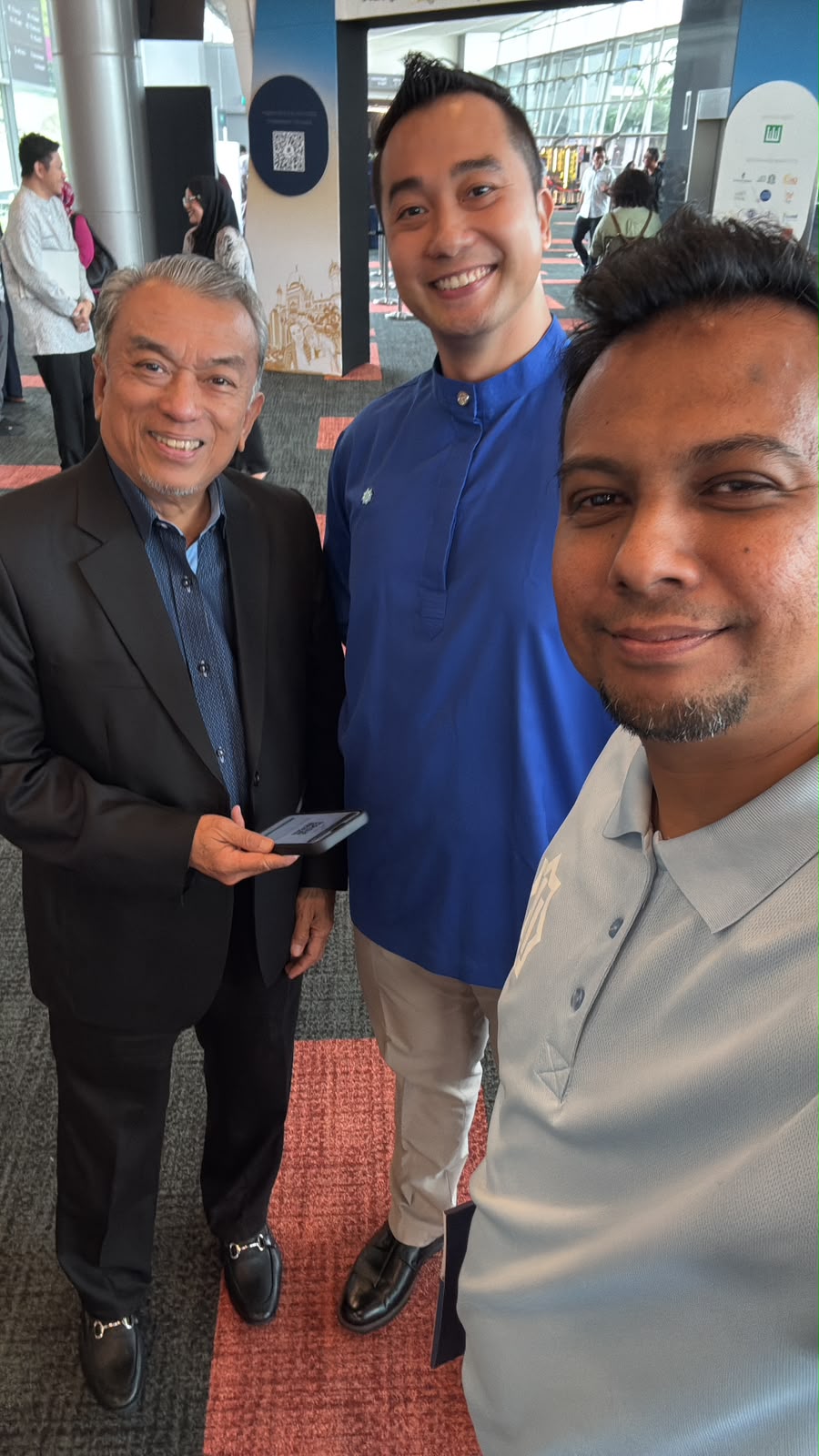 Kamal connecting with the community