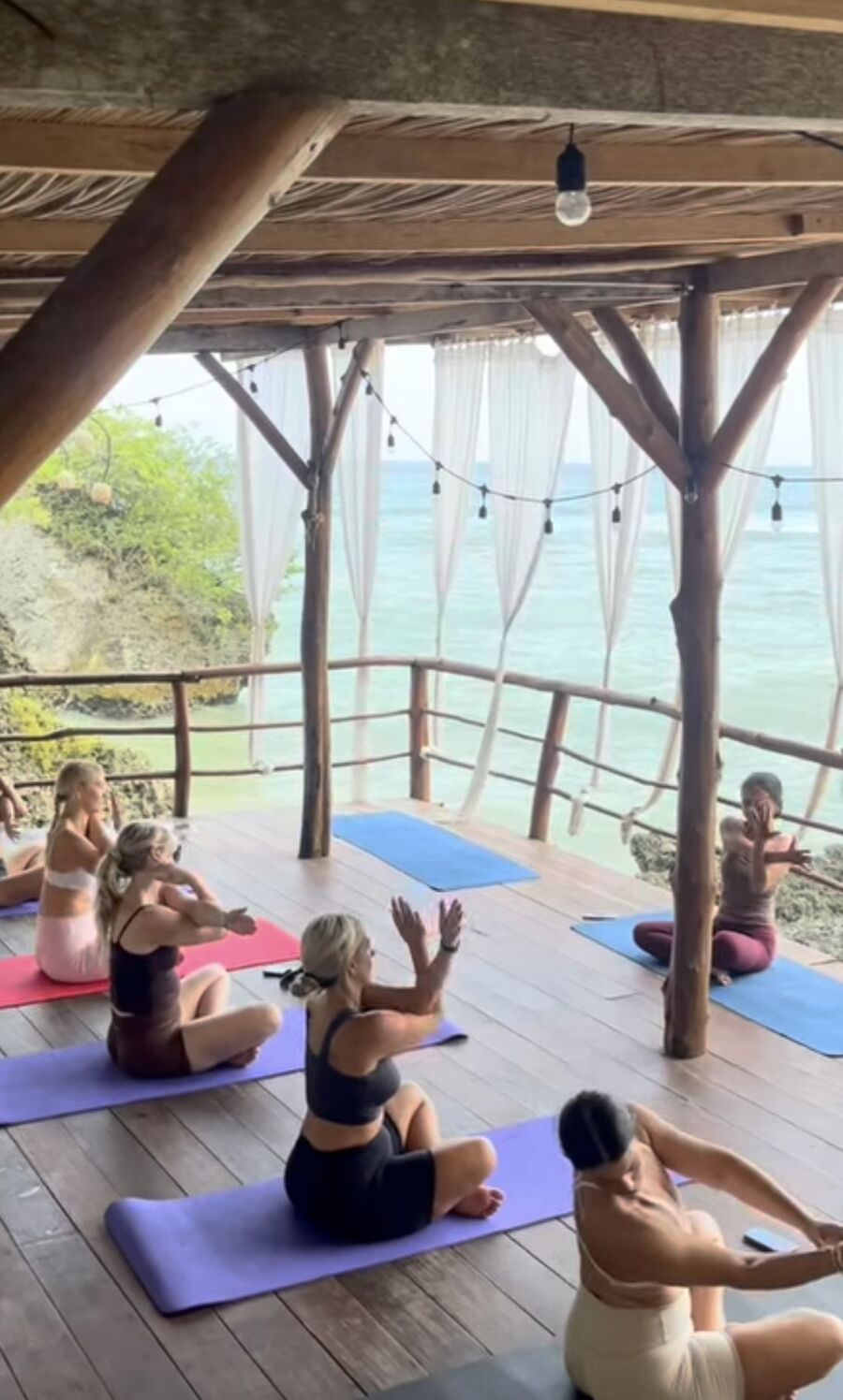 Daily yoga session