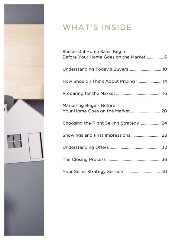 Contents page listing the guide's ten chapters