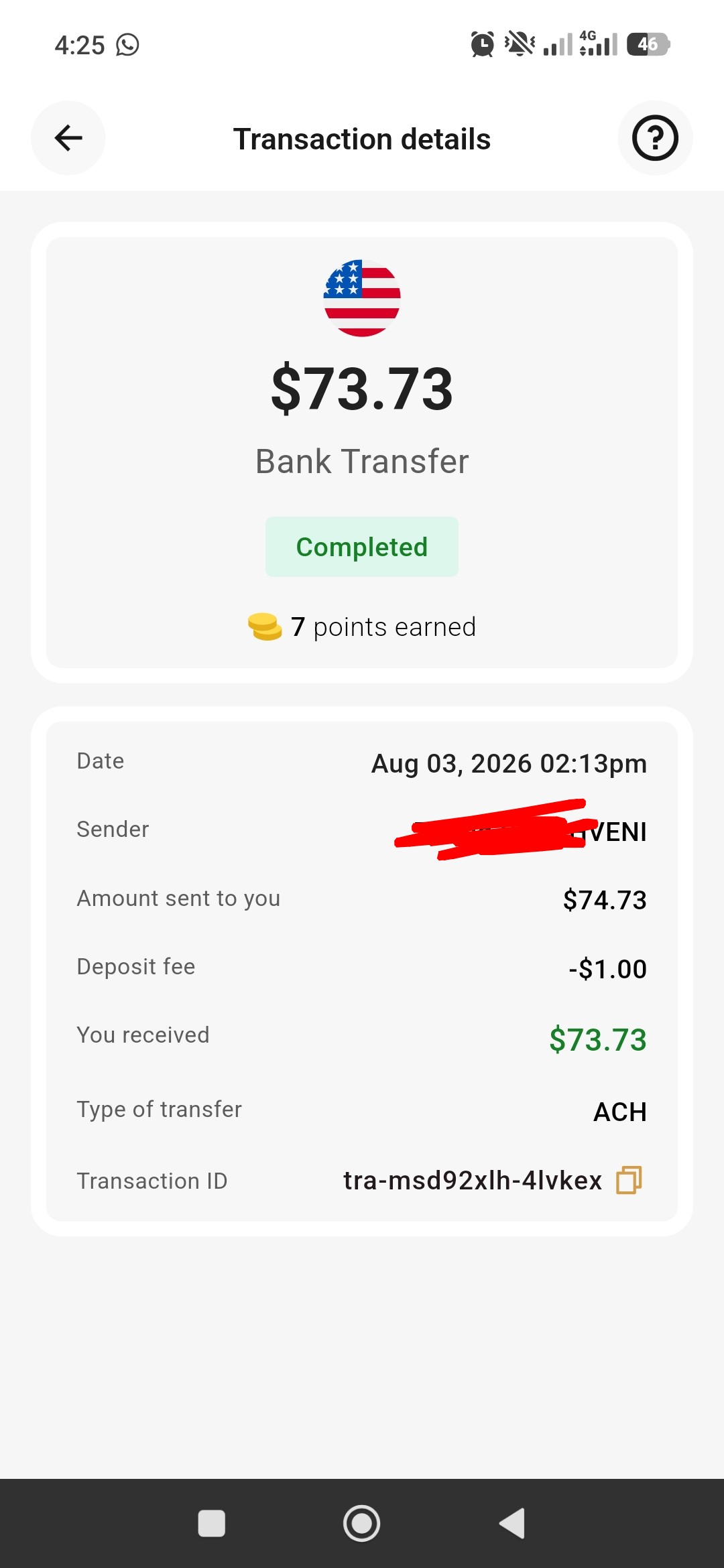 Payment proof from personal experience