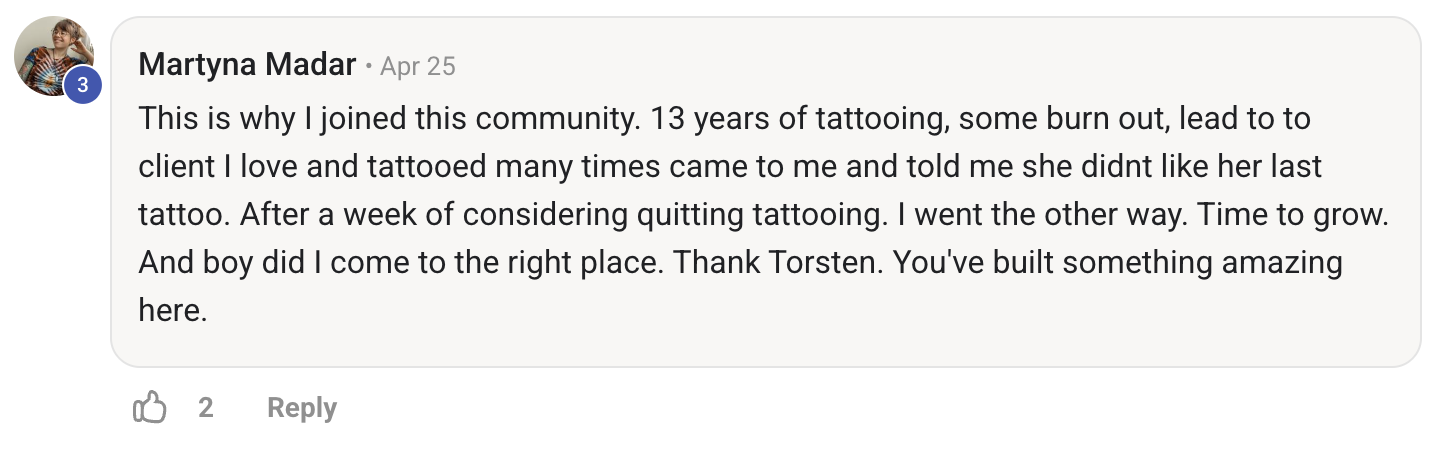 13 years of tattooing, some burn out&hellip; I went the other way. Time to grow.
