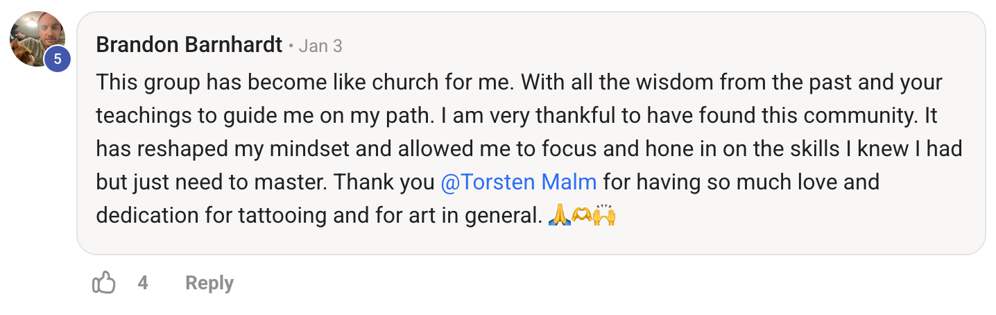 This group has become like church for me&hellip; It has reshaped my mindset