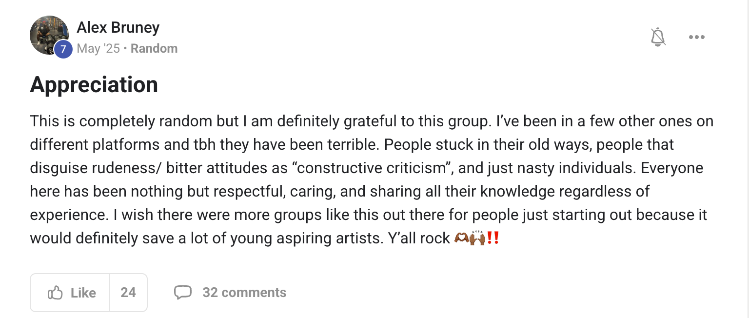 &hellip;they have been terrible&hellip; Everyone here has been nothing but respectful, caring, and sharing all their knowledge regardless of experience.