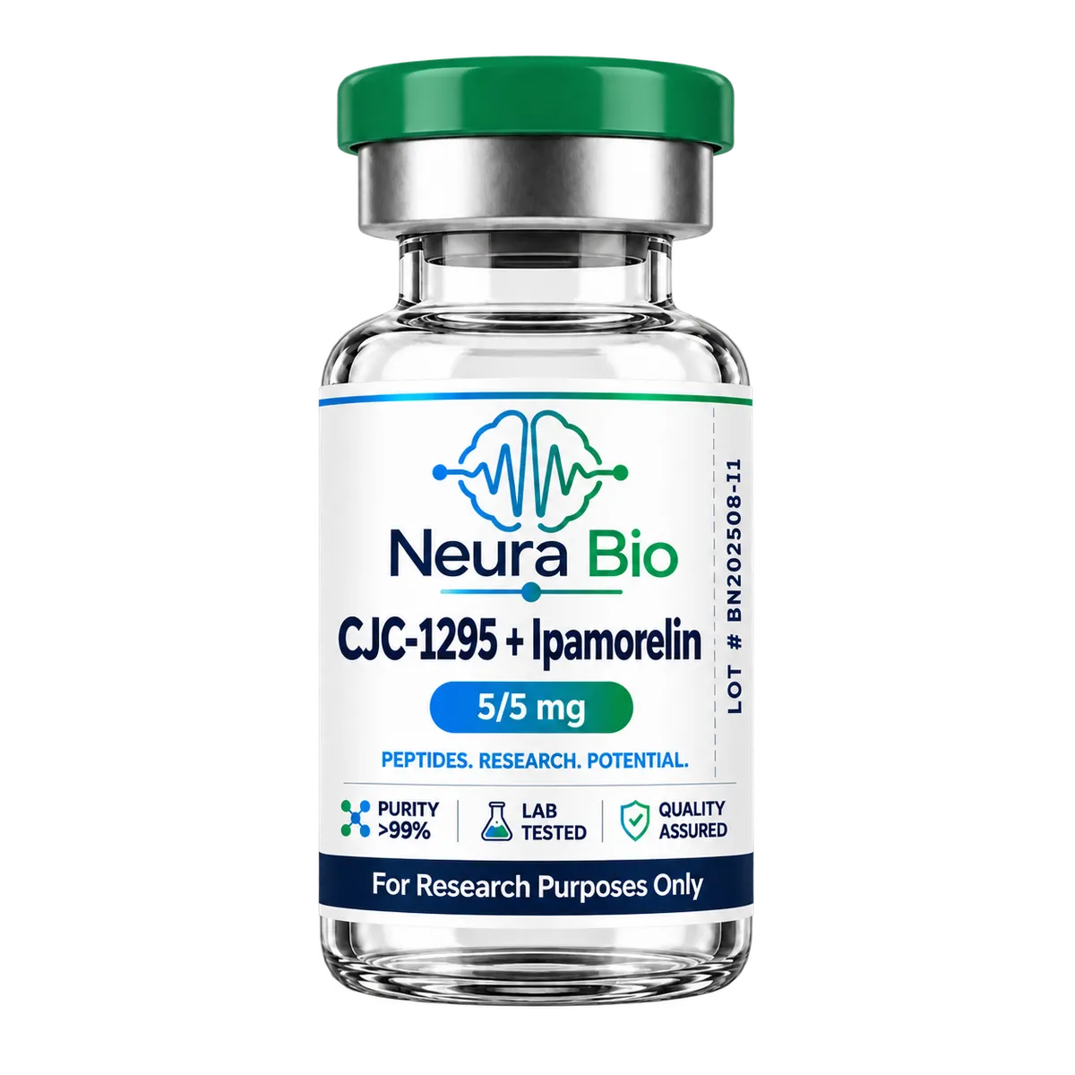 Neura Bio CJC-1295 (No DAC) + Ipamorelin 5/5 mg research vial