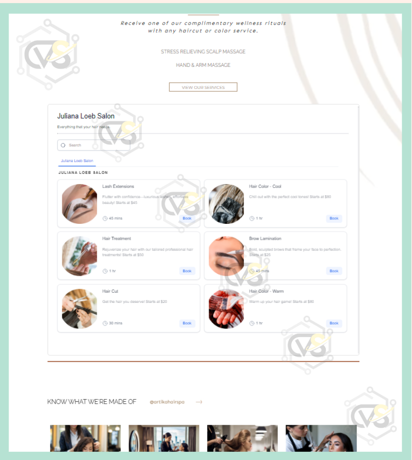 Service Booking System
