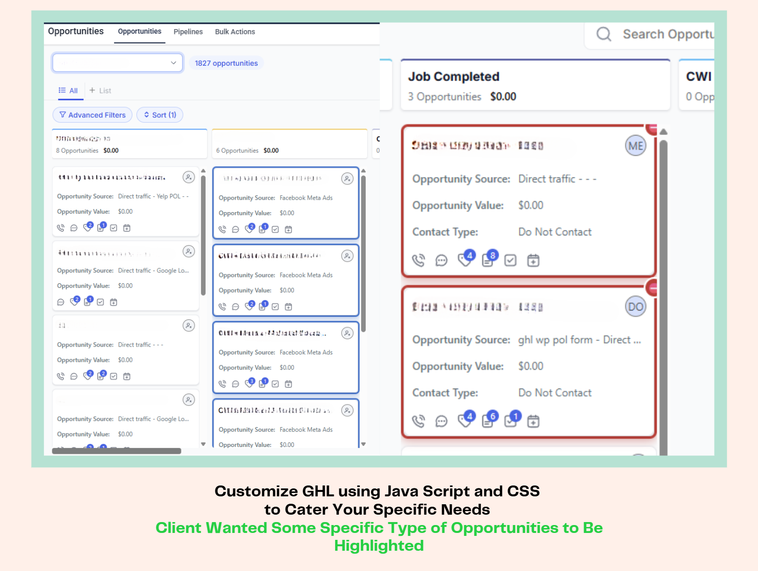 GHL Customization (CSS/JS/HTML)