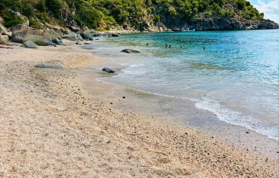 Honeymoon Beach in St. Thomas, U.S. Virgin Islands