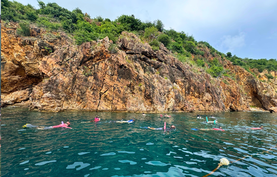 The Indians in Norman Island, British Virgin Islands