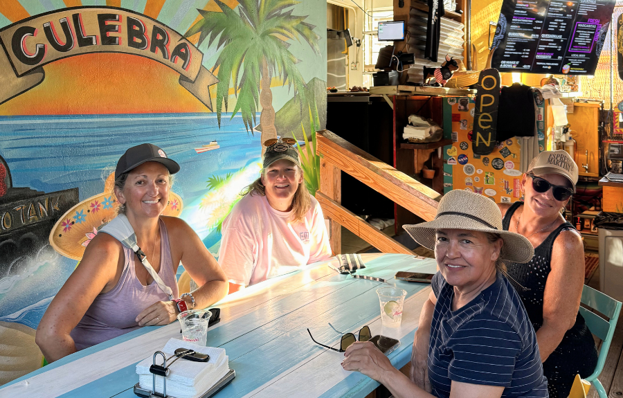 Going to local Caribbean restaurants on a private charter Going to local Caribbean restaurants on a private charter
