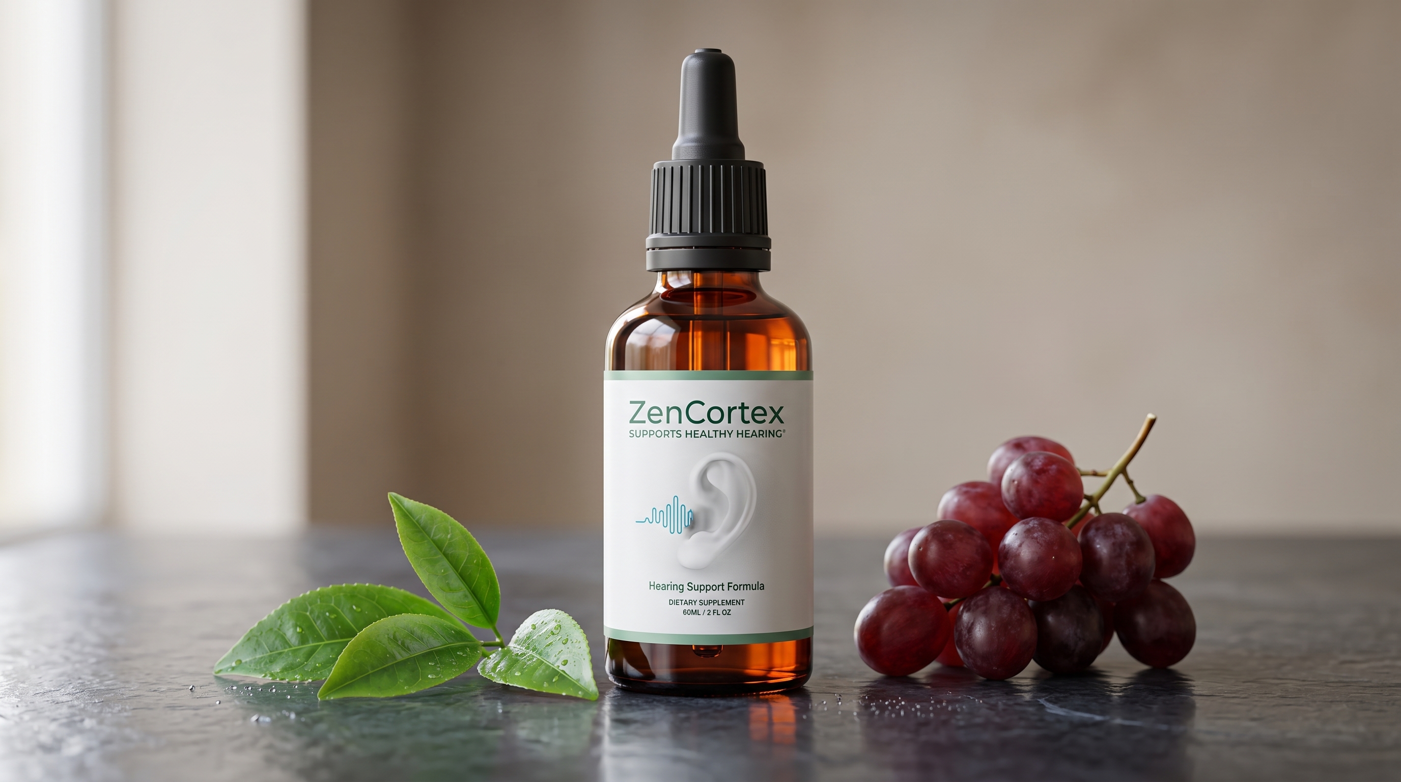 Applying ZenCortex liquid tincture drops using the marked dropper tool