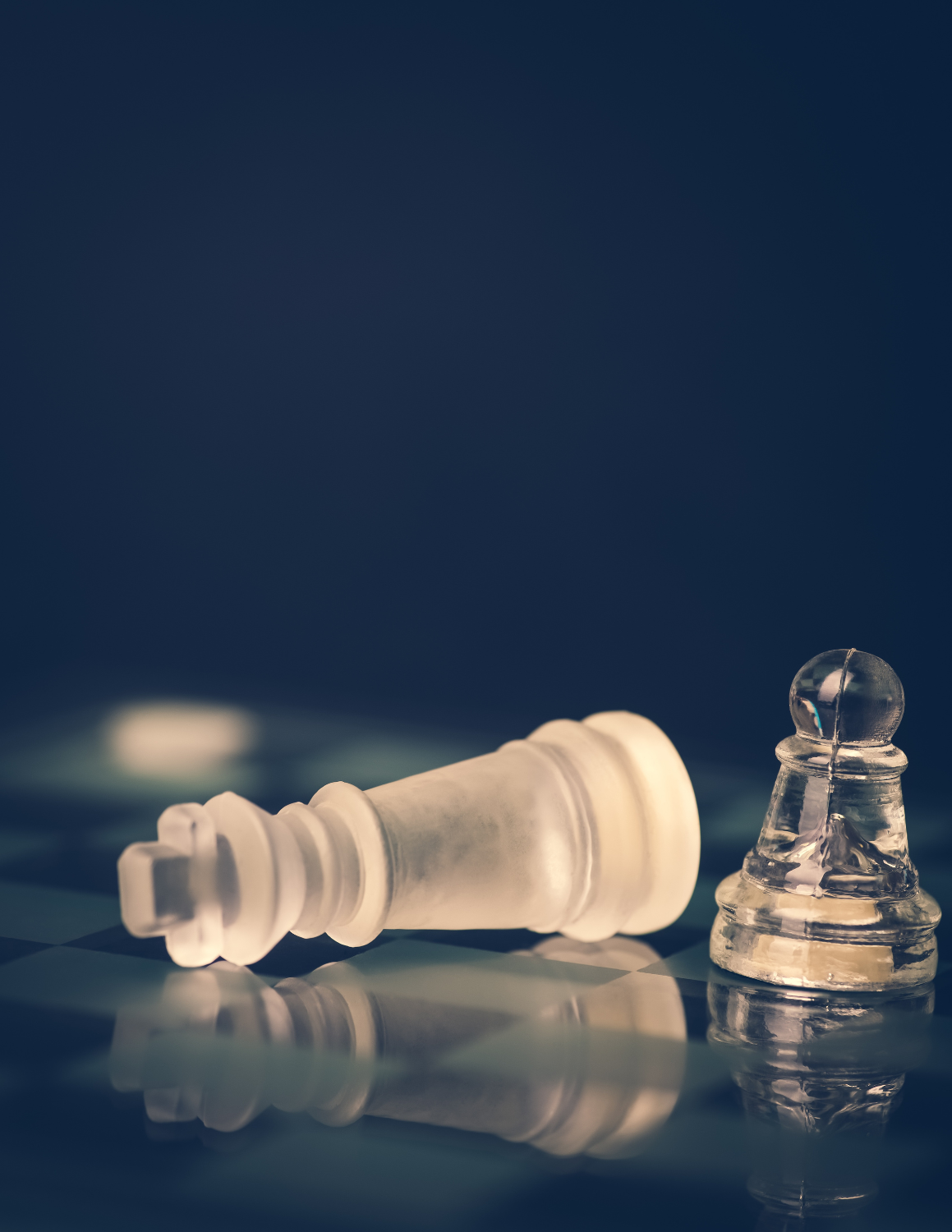 Chess piece representing business strategy