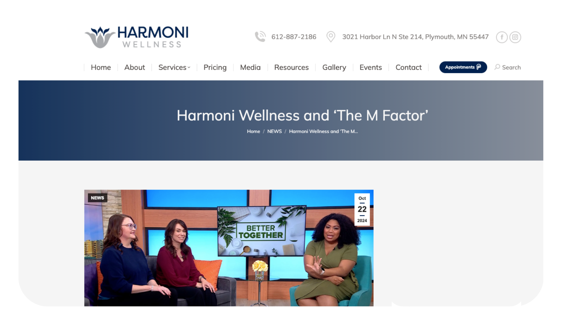 Harmoni wellness The M Factor Press