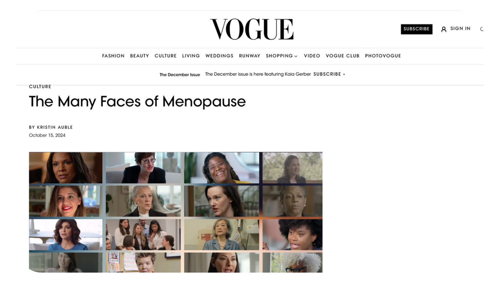 Vogue The M Factor Film Press