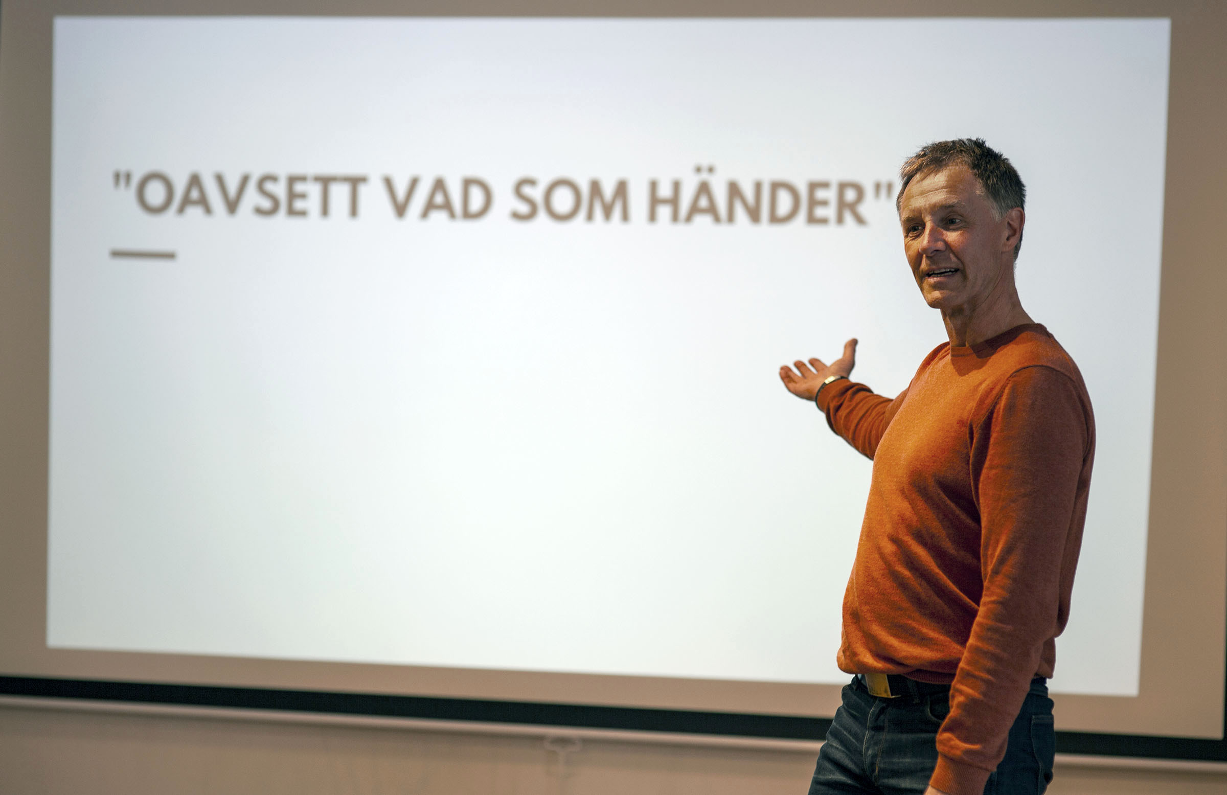 Morgan Kjellin föreläser
