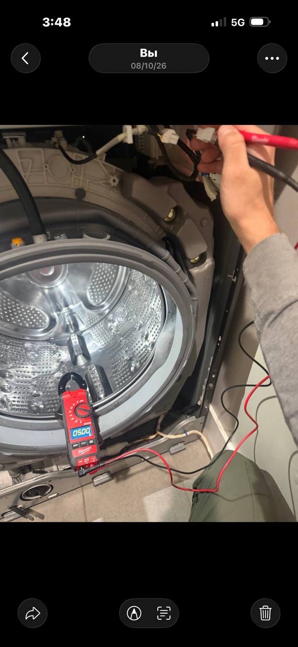 Washer electrical diagnostics with multimeter — Denver metro