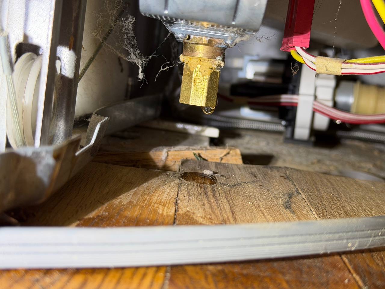 Washer pump and brass fitting leak repair — Denver metro