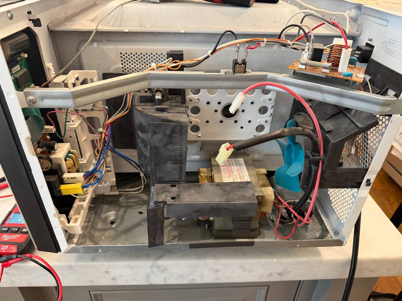 Microwave internal wiring and component repair — Denver metro