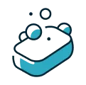 Bar of soap icon