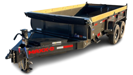 83 inch by 14 foot commercial dump trailer rental for jobsite delivery in The Villages FL