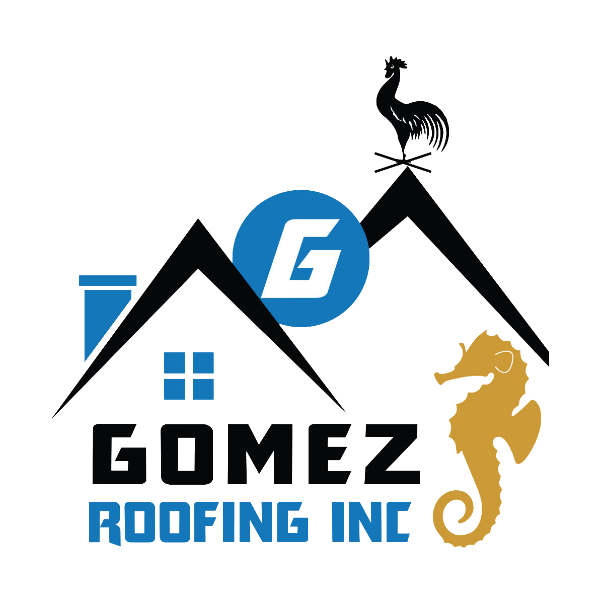 Gomez Roofing Inc. Logo