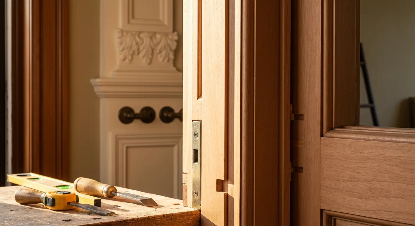 Door frame carpentry