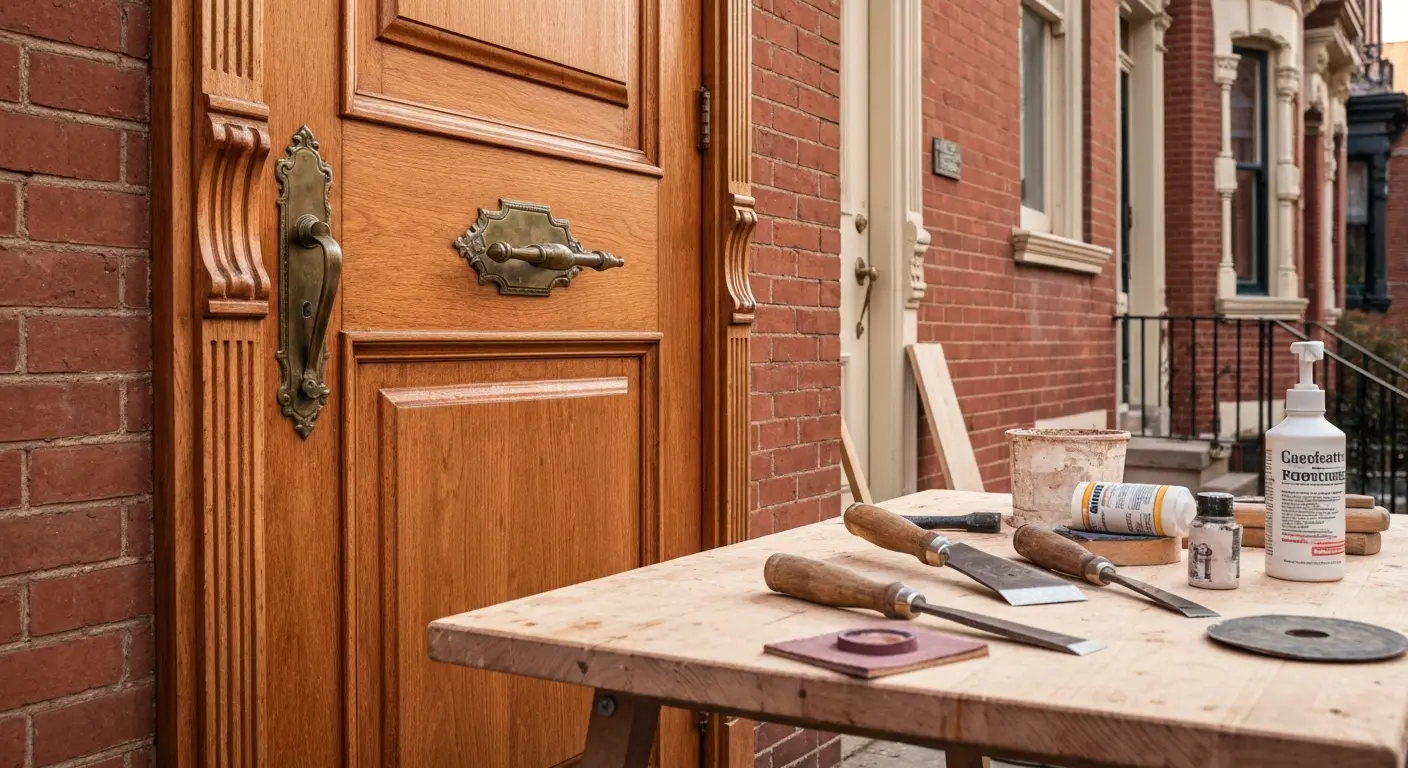 Historic door restoration