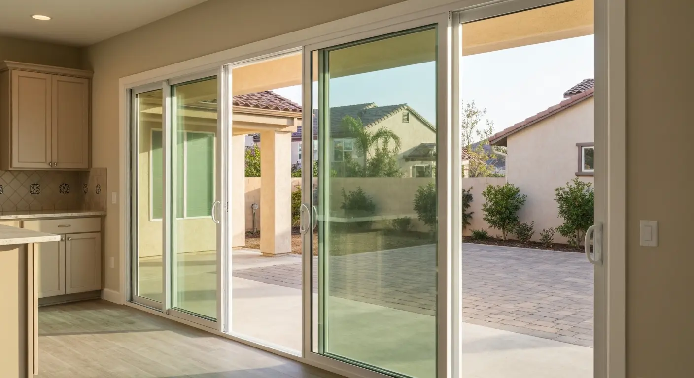 Sliding glass door installation