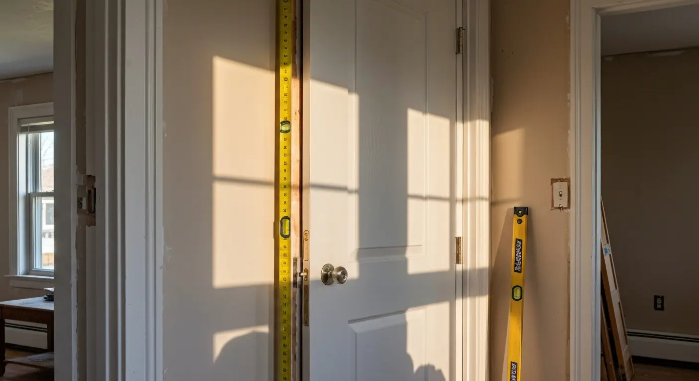 Interior door installation