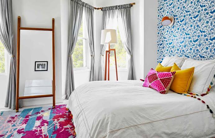 Fresh, tidy bedroom after professional residential cleaning