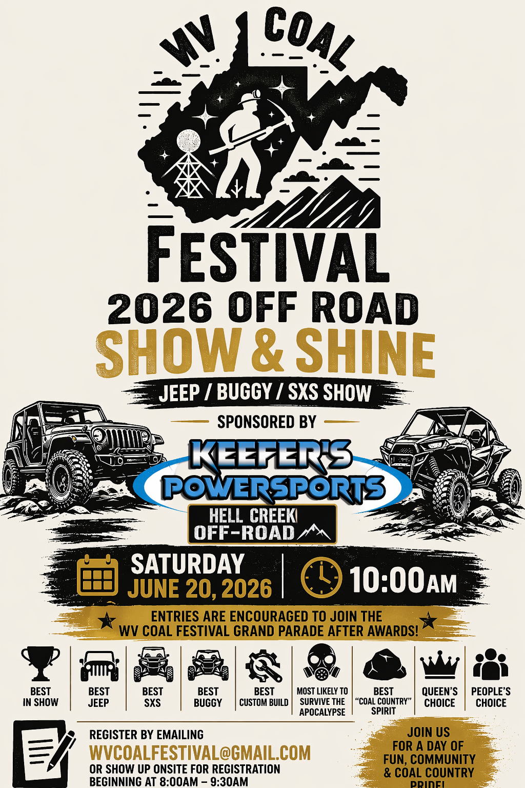 WV Coal Festival 2026 Off Road Show and Shine