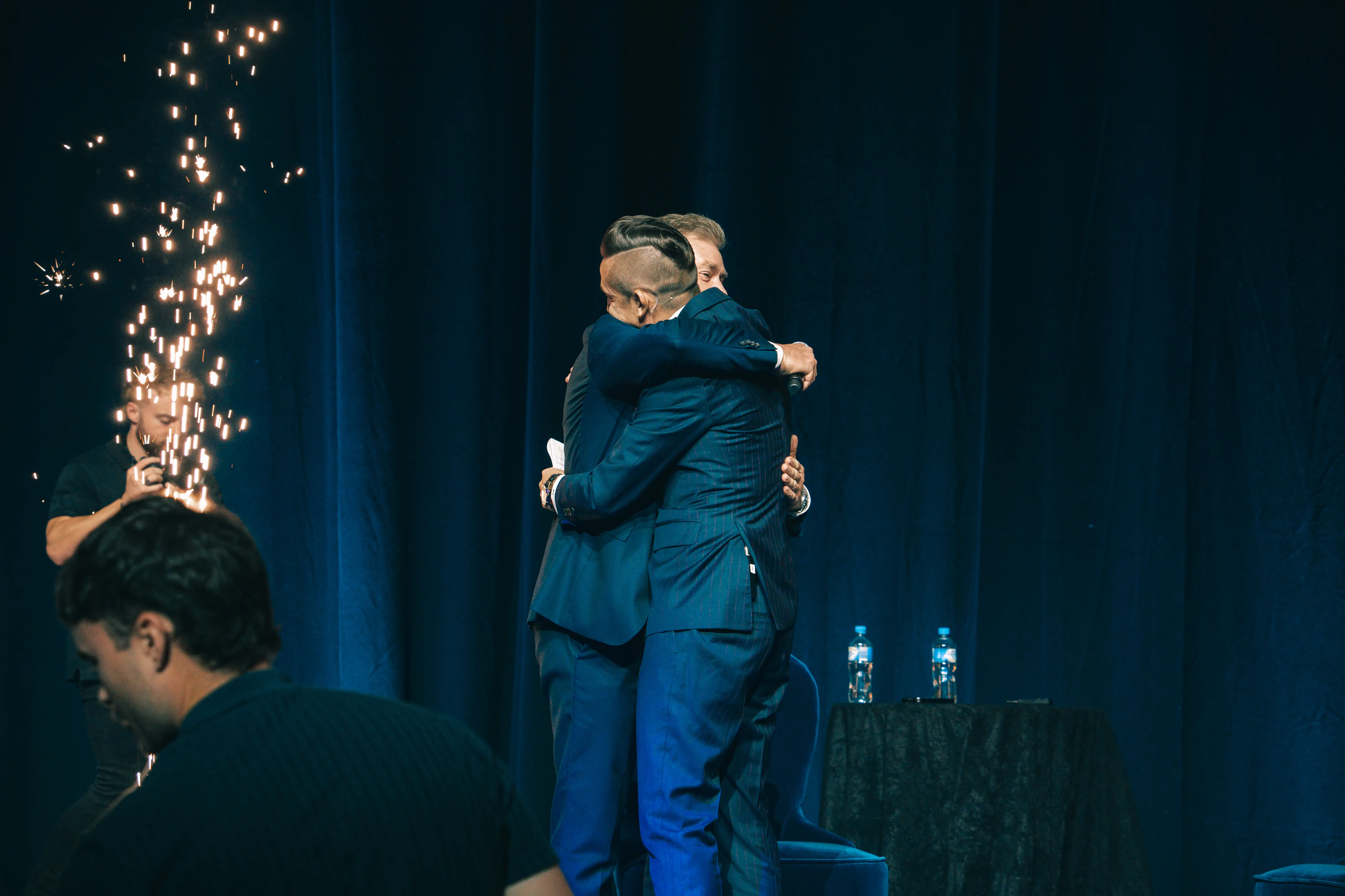 Speaker moment in a large conference venue