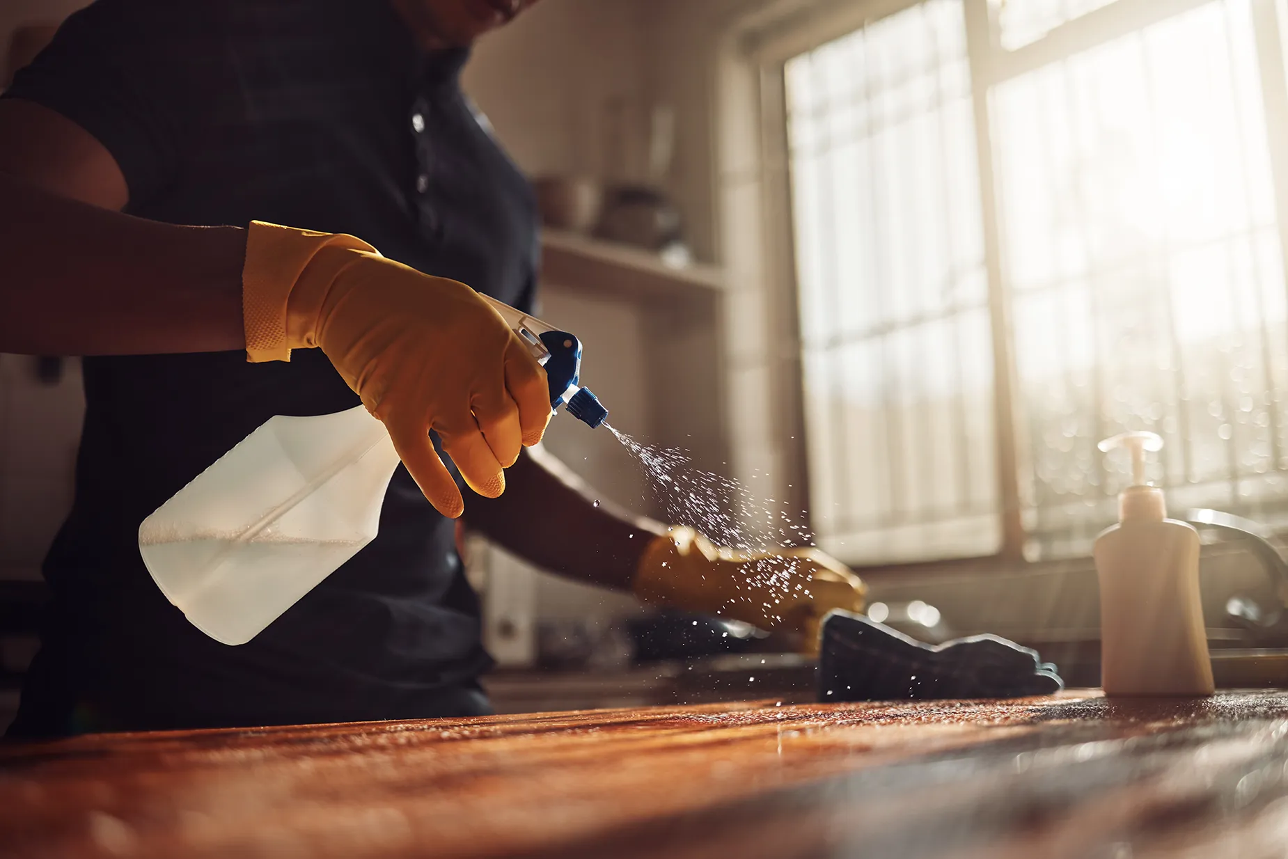Professional cleaning service background