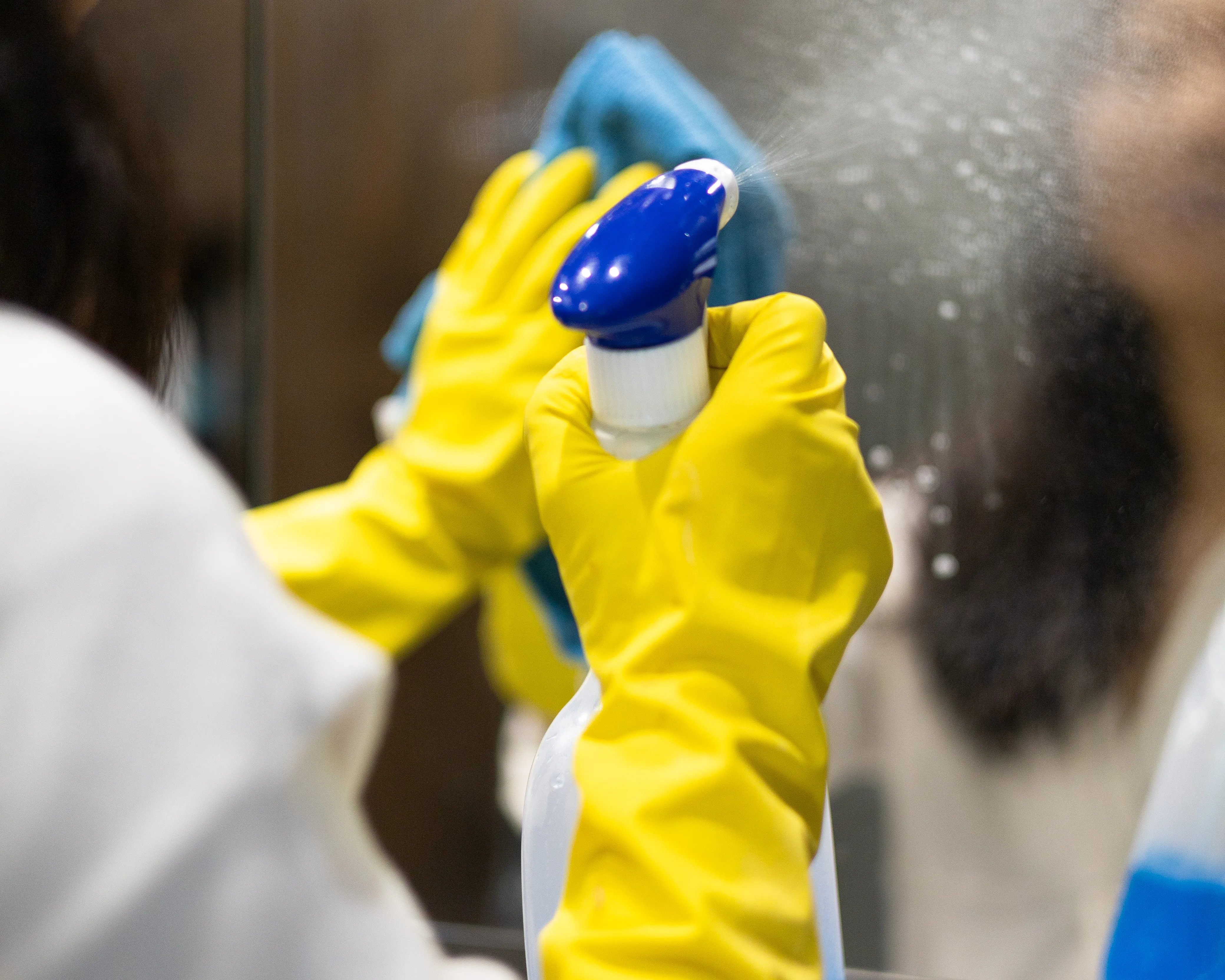 Cleaning products for disinfecting and janitorial services