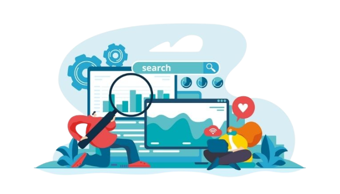 Digital marketing analytics dashboard for mobile IV therapy showing search data, website traffic, and patient engagement metrics