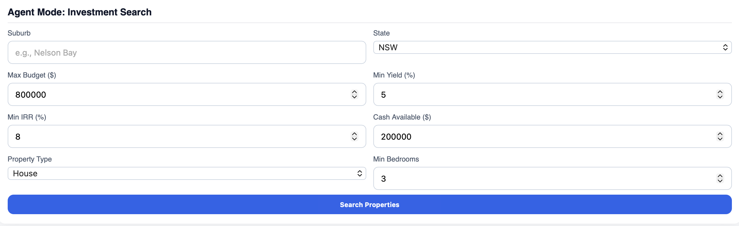 Agent Mode preview — actual InsiteIQ product screenshot