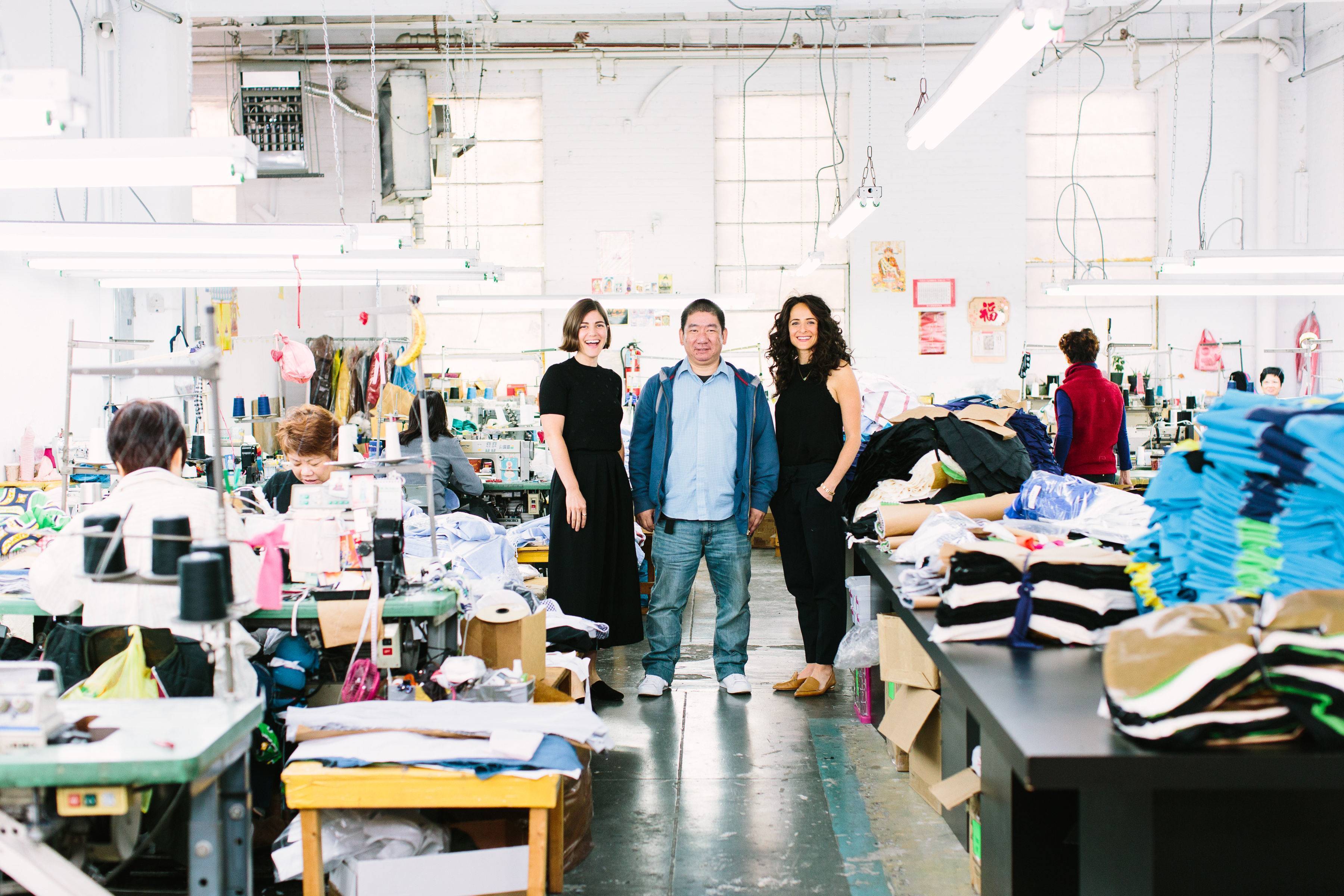 Chung with designers