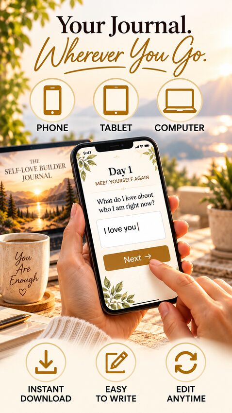 The Self-Love Builder Journal: Your Journal. Wherever You Go.