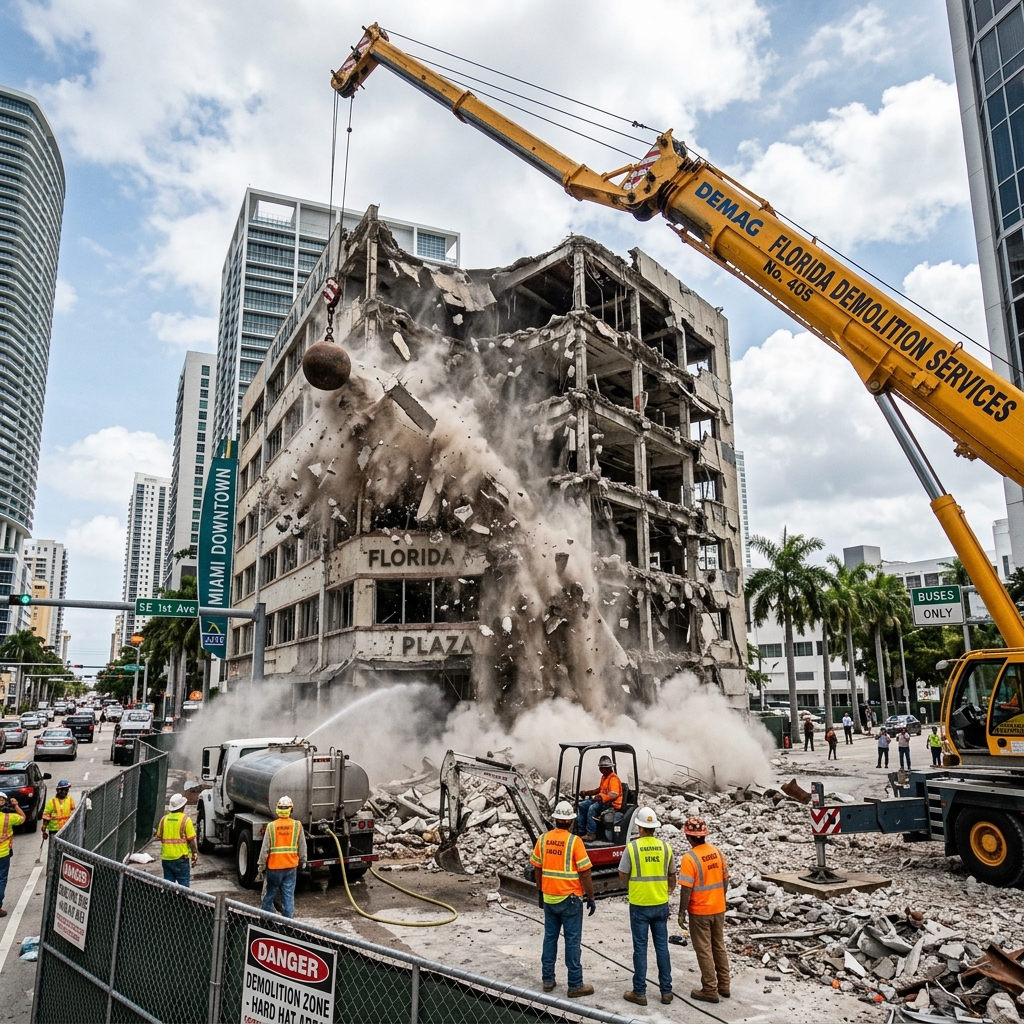 Commercial Demolition Ft Lauderdale FL