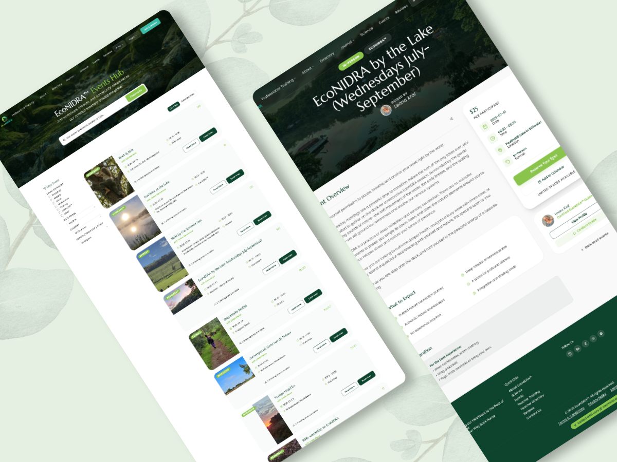 Global Online & In-Person Events Hub
